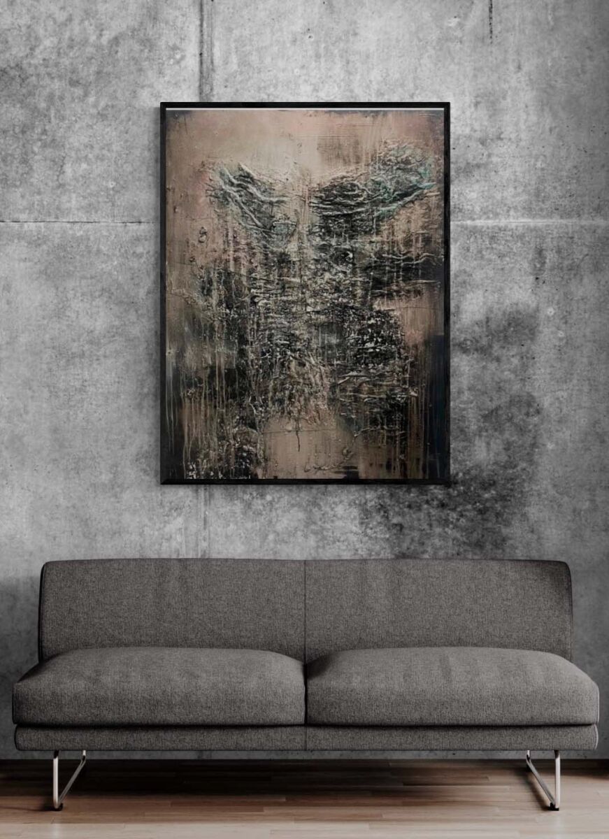 cavernous-chuck-prescott Don't Wait by Chuck Prescott | 8"x12" | Collage
